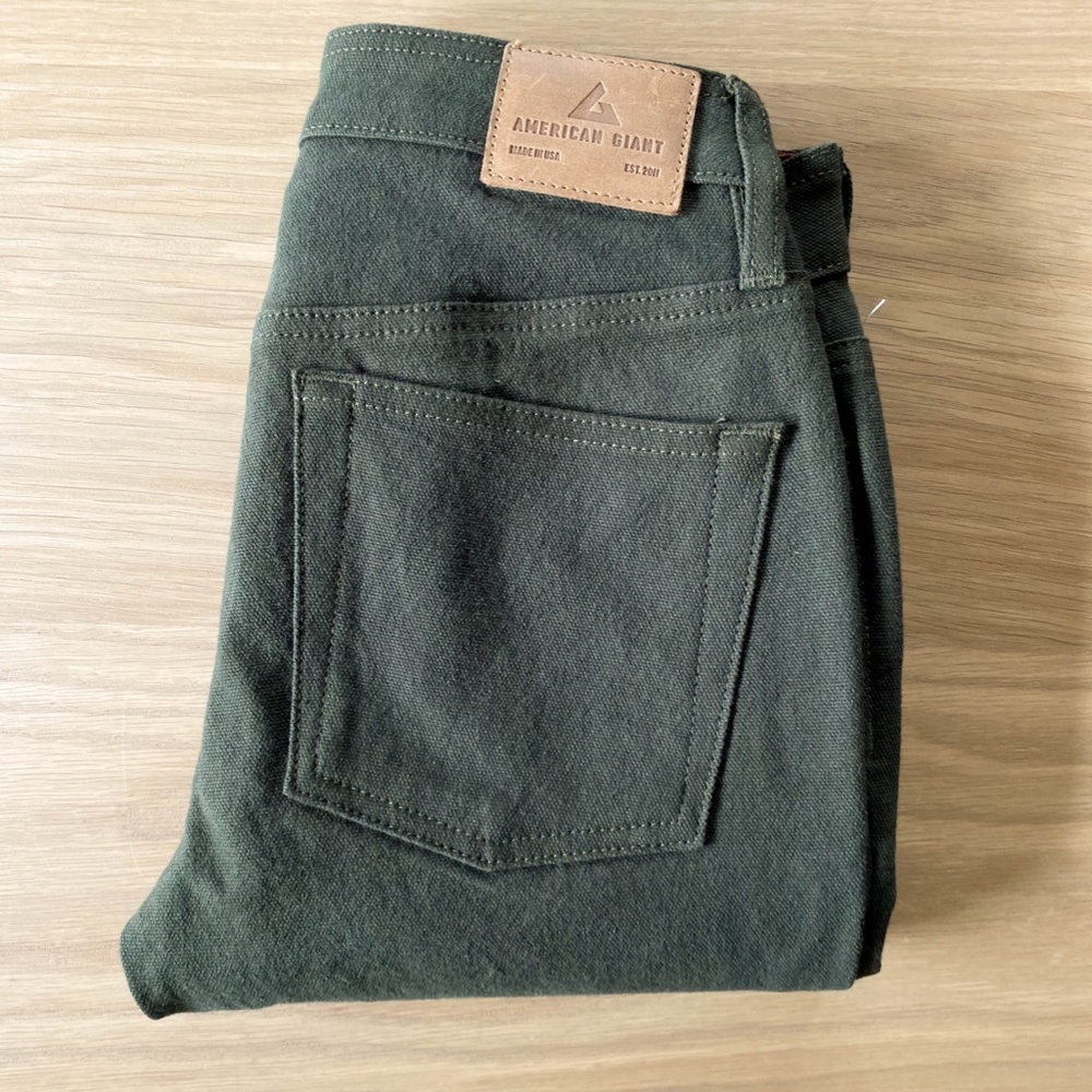 American Giant Women's Green Pants